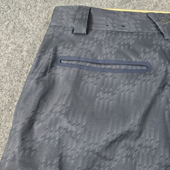 Slazenger Mens Golf Shorts Performance‎ Stretch Houndstooth Print Size 32 Gray - Picture 10 of 11